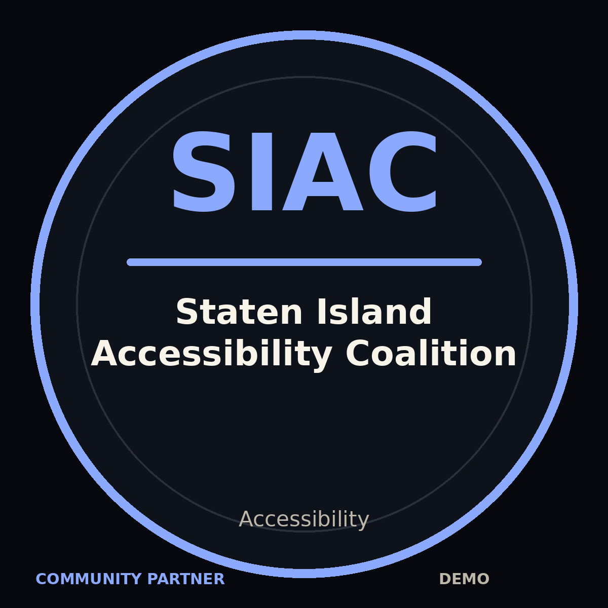 Staten Island Accessibility Coalition logo