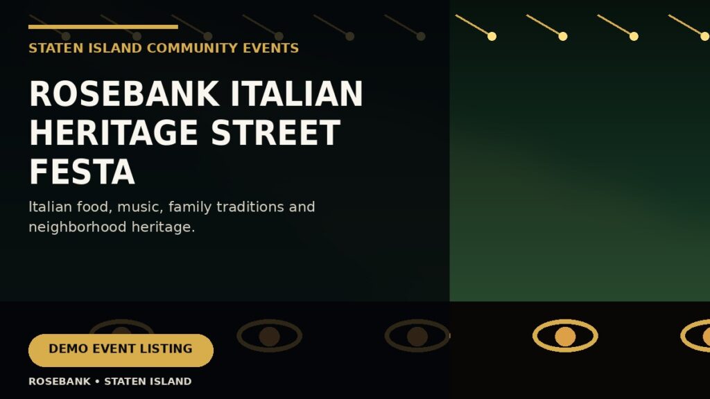 Rosebank Italian Heritage Street Festa
