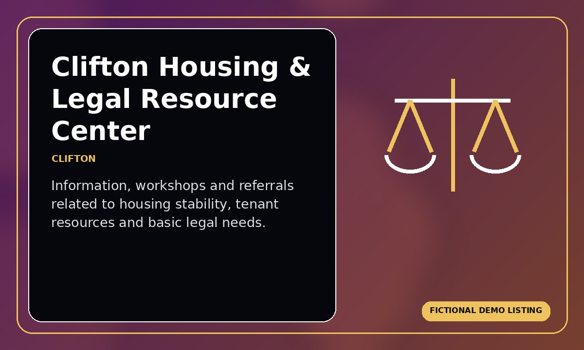 Clifton Housing & Legal Resource Center profile image
