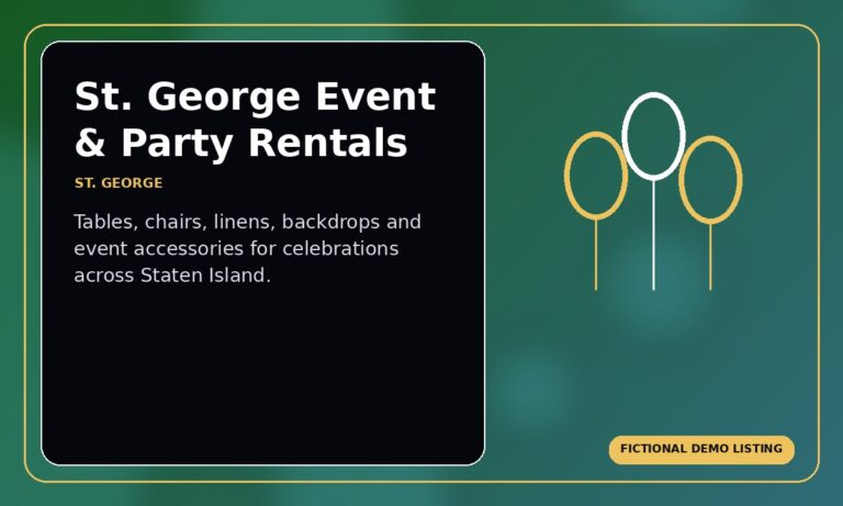 St. George Event & Party Rentals